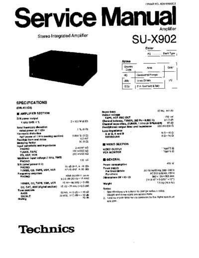 technics su-x902 integrated audio amplifier
Part 1 OF 3 RAR with PDF inside